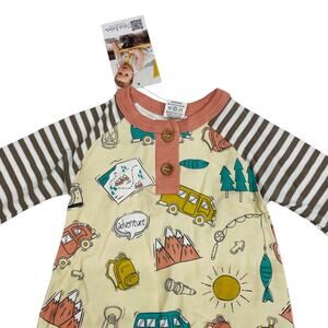 NWT Tesa Babe 0-3M Big Adventure Romper